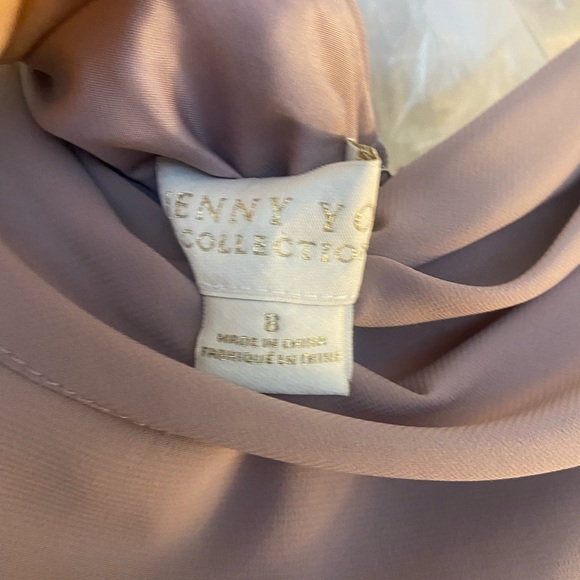 LIKE NEW 8 Jenny Yoo Fig Stretch Crepe 1511 Sabine Dress Size 8 - Picture 10 of 16